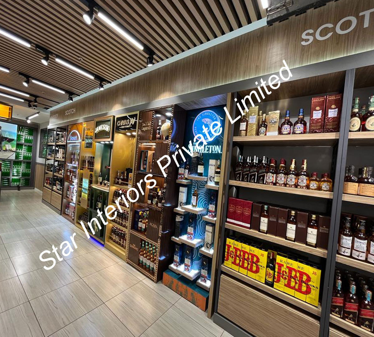 Clothing store interiors